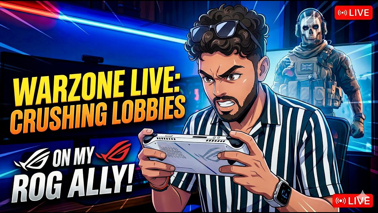 DOMINATING Warzone on the ROG Ally! 🎮 | Live Stream