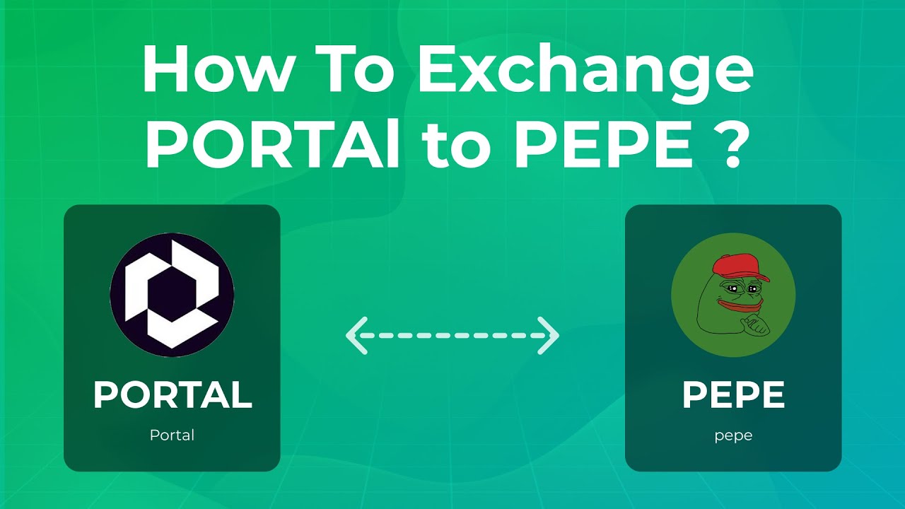 How to Exchange PORTAL to PEPE | SwapCore Instant Swap Tutorial