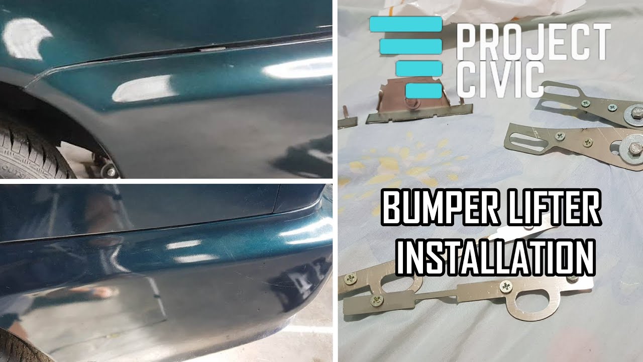 1999 Honda Civic VTi || Bumper Lifter Installation (Poor Boiz)