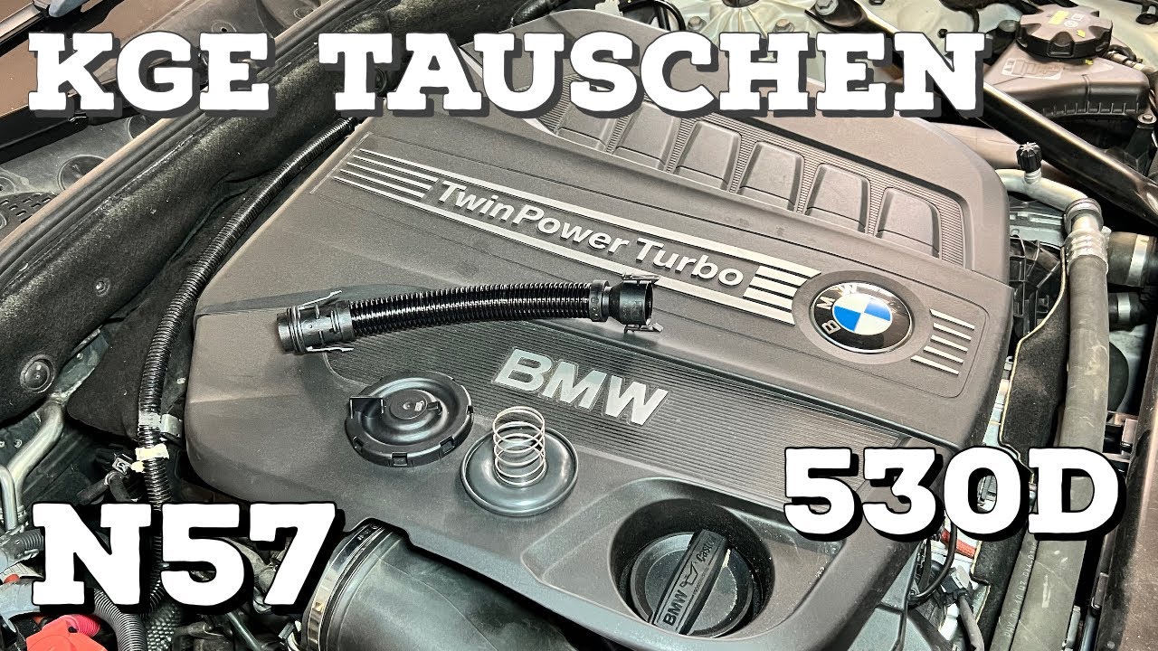 BMW N57 530d KGE tauschen / Membran und Rohr ersetzen / Kurbelgehäuseentlüftung 530d 535d 330d 335d