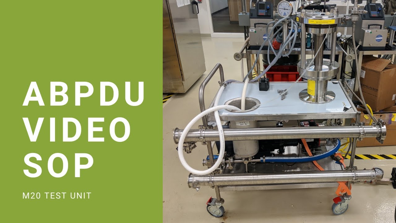 ABPDU VideoSOP: Alfa Laval M20 Test Unit