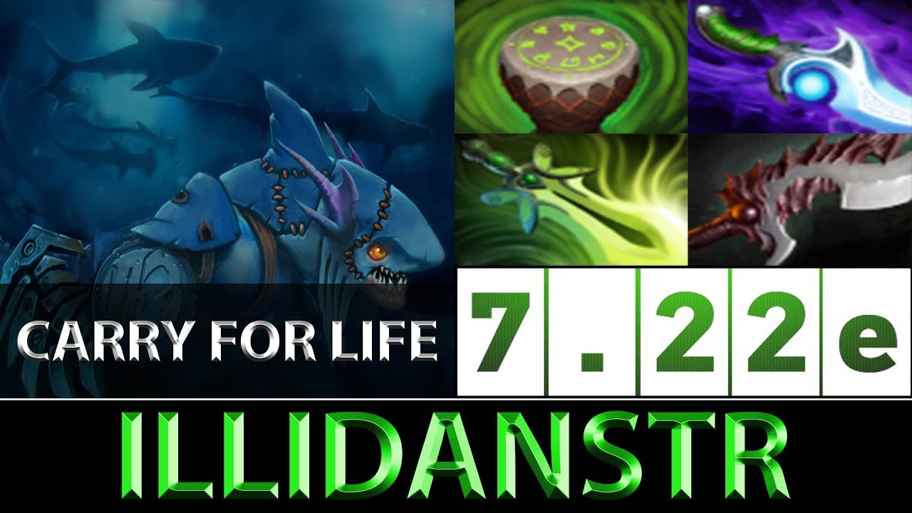 IllidanSTR [Slark] Hard Carry For Life ► Dota 2 7.22e