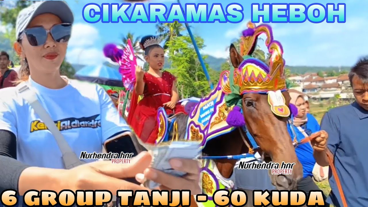 HEBOH... kuda renggong sumedang , lagu sexy cikaramas PMJ GROUP #kudarenggong