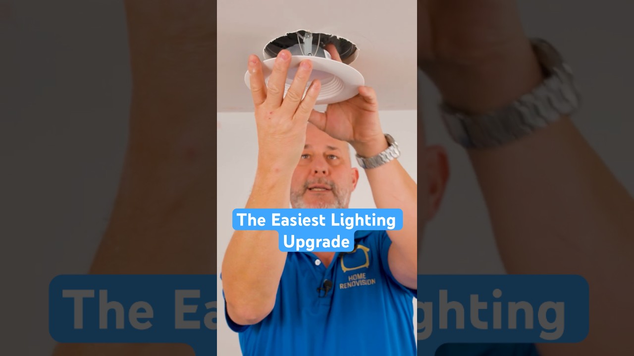 The Simplest Recessed Light Upgrade (No Electrician Needed!)