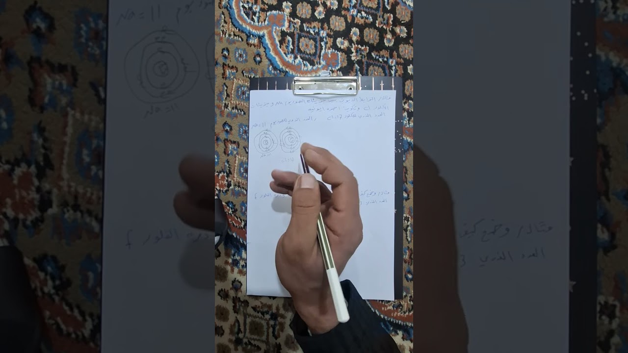 الكيمياء الثاني متوسط الفصل الاول الرابطة الايونية محاضره 3