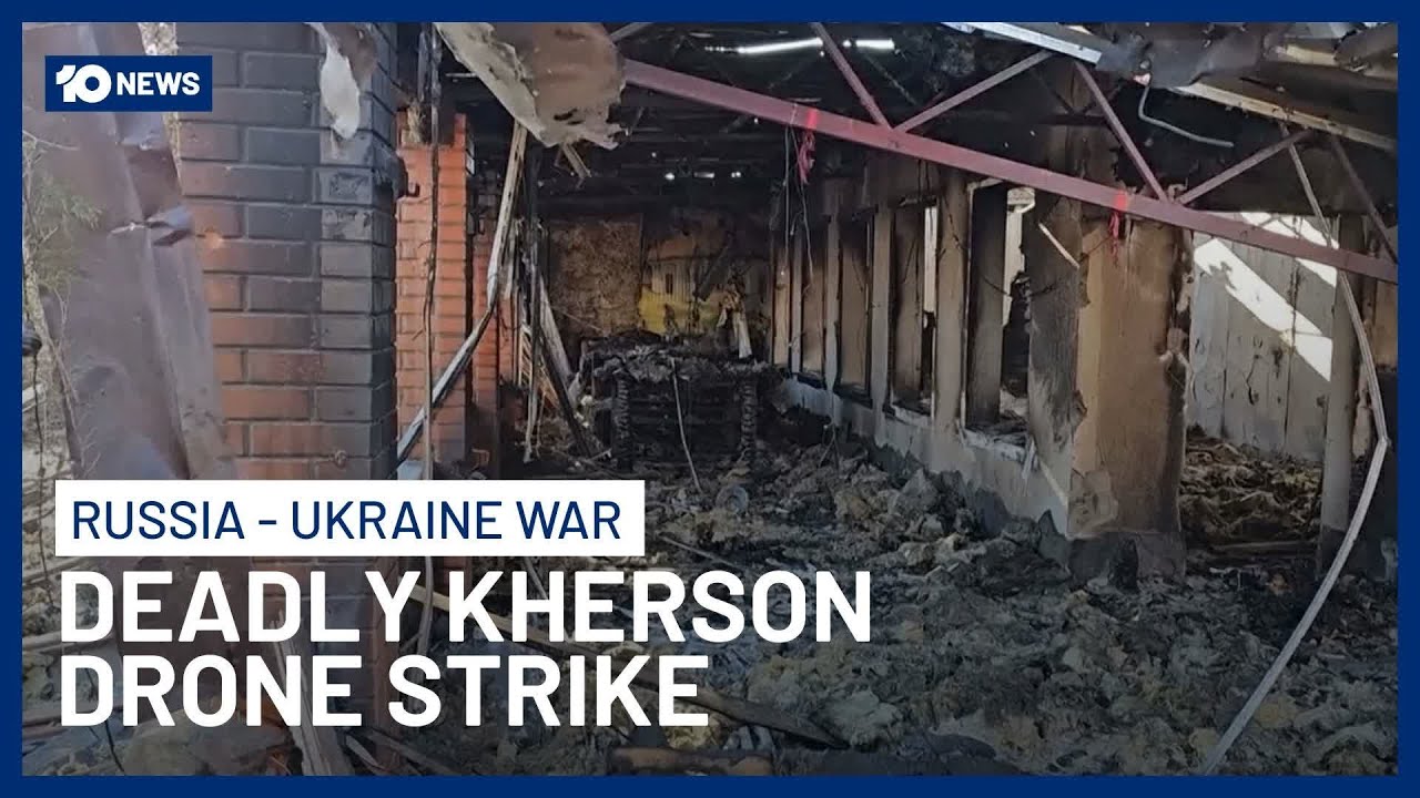 Russia Claims 20 Killed In Ukrainian Drone Strike In Occupied Kherson Region | 10 News