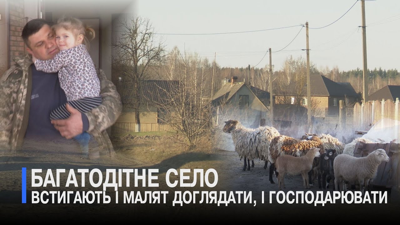 Великі сім’ї у Башликах – не рідкість: життя родин, в яких 8 і 7 дітей
