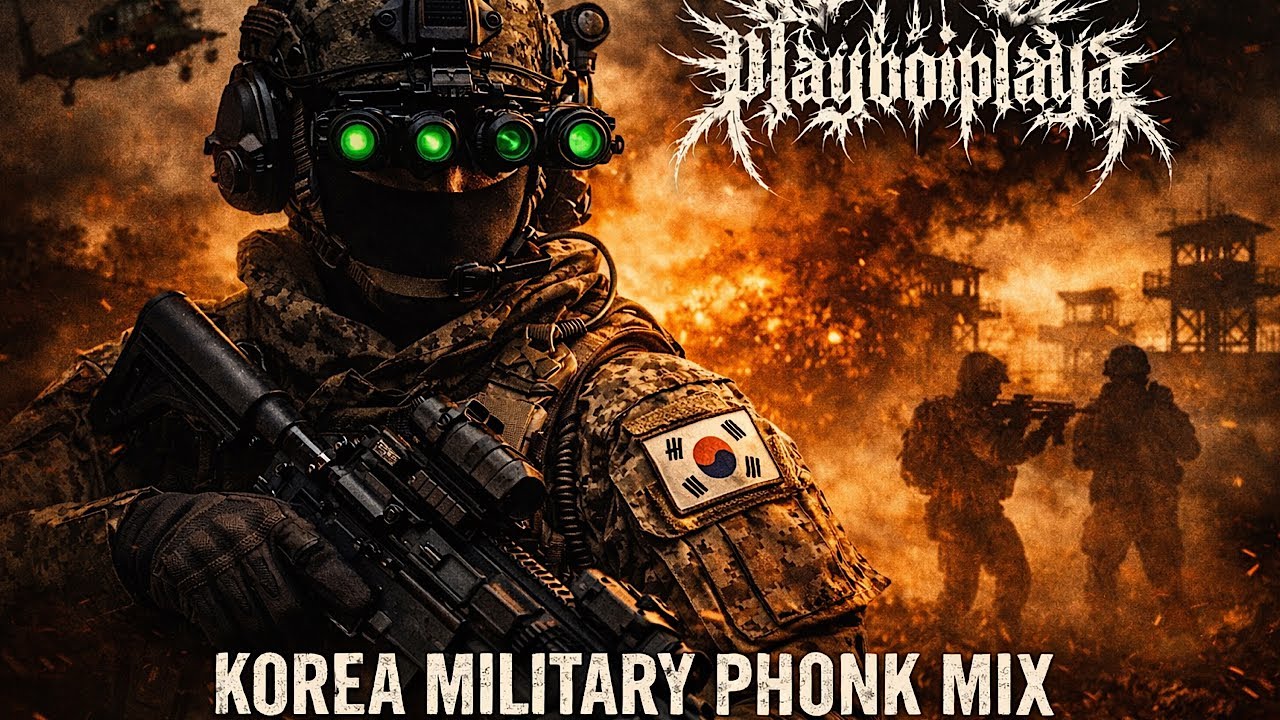 KOREA MILITARY PHONK MIX | Dark Super Slowed Phonk (30 MIN)
