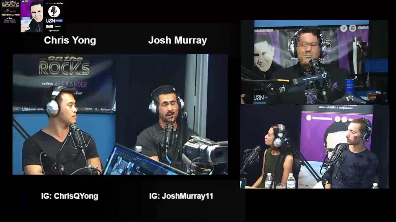 On the Rocks Radio Show:  The Bachelorette's Josh Murray, Jae Suh Park & Chris Yong