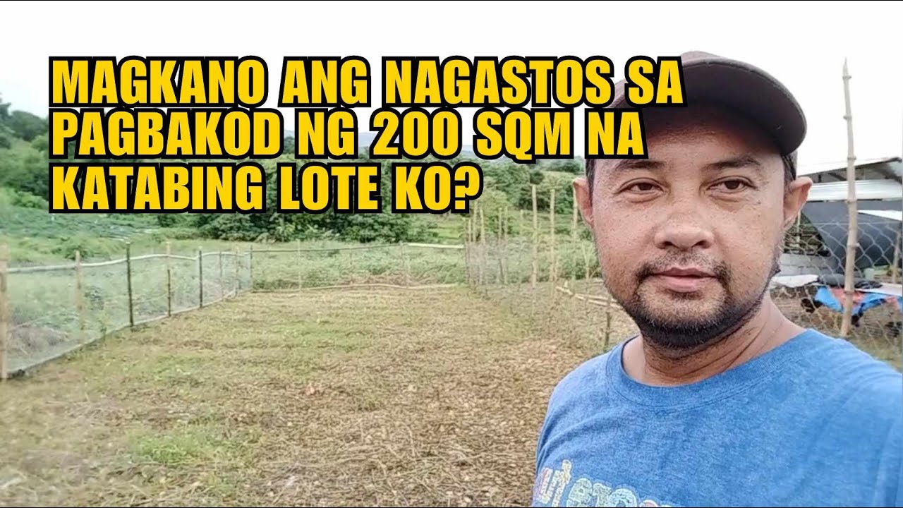 MAGKANO ANG NAGASTOS SA PAGBAKOD NG 200 SQM NA KATABING LOTE KO?