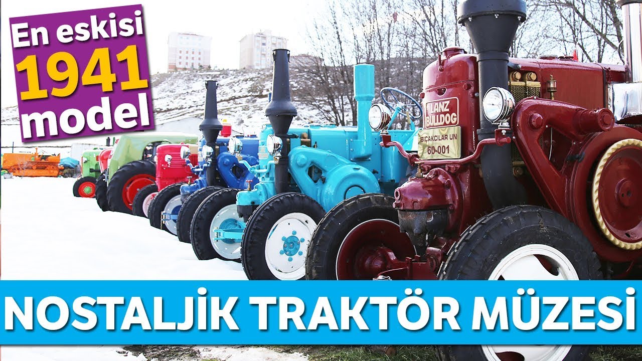Fabrika Bahçesini Nostaljik Traktör Müzesine Çevirdiler