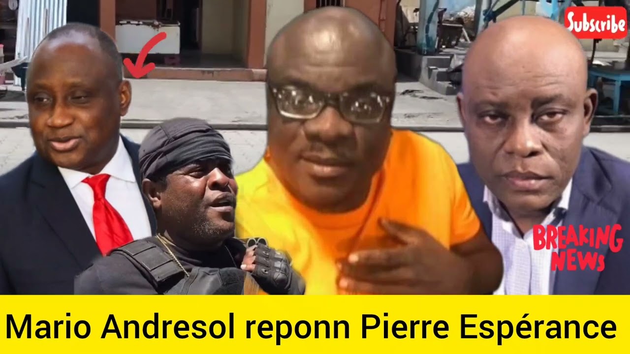 Sekretè Deta Mario Andresol reponn Pierre Espérance 