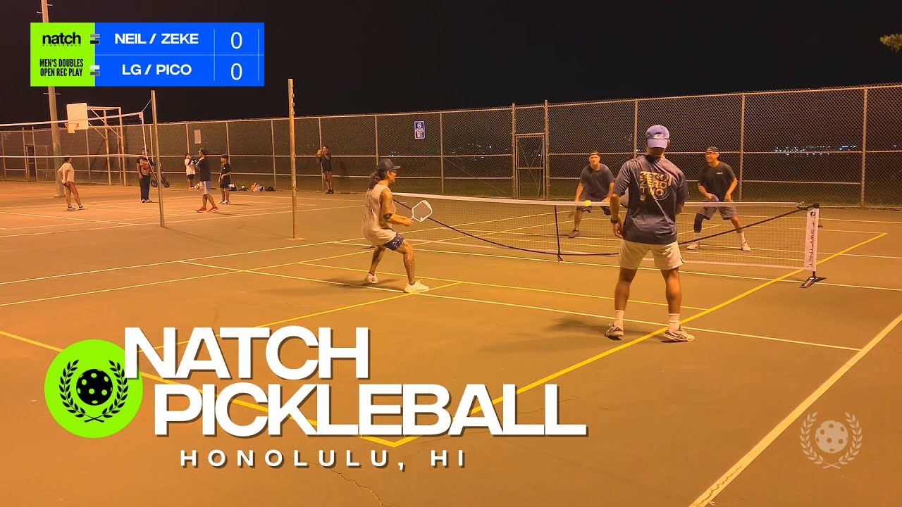 Pickleball Men's Doubles COMEBACK - LG/Pico vs Neil/Zeke