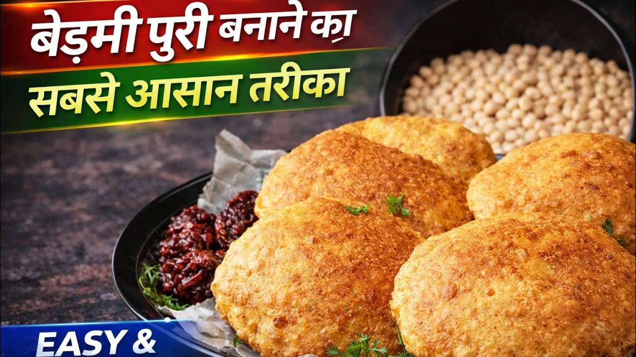 Bedmi Poori Recipe | Instant Bedmi Puri | Easy Bedmi Puri Recipe Mathura Famous | Bedmi Puri Recipe