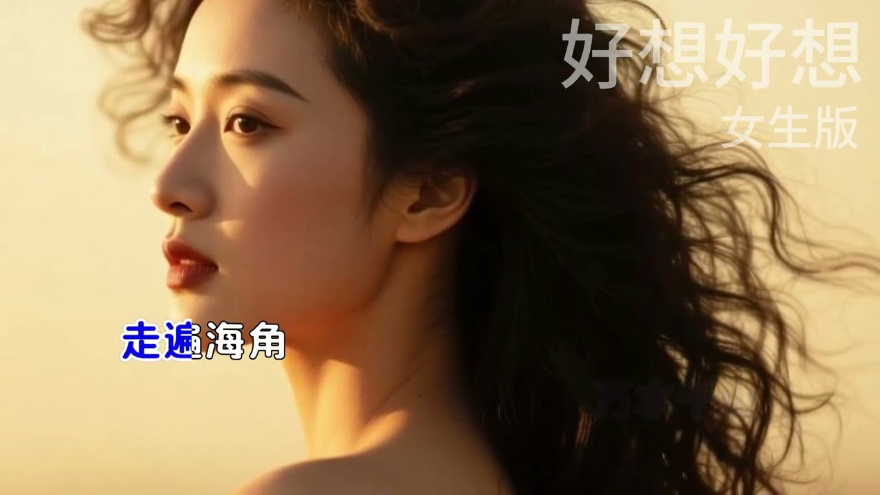 《好想好想》女生翻唱｜原唱：古巨基｜經典情歌Cover｜藏在心底的深深思念 #翻唱 #音樂 #動態歌詞
