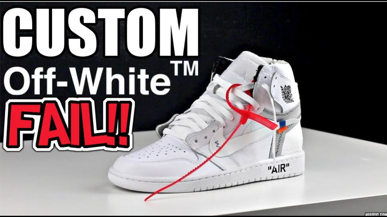 CUSTOM OFF WHITE X JORDAN 