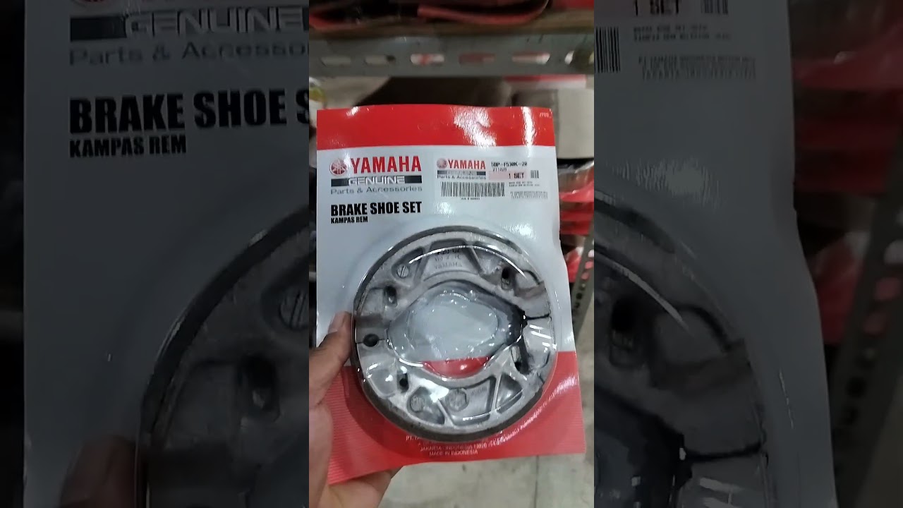 kampas rem depan dan belakang rx king original 