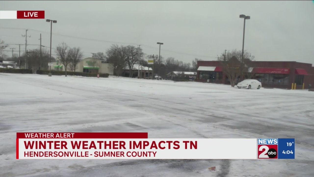 Hendersonville winter weather impacts 4 p.m. update
