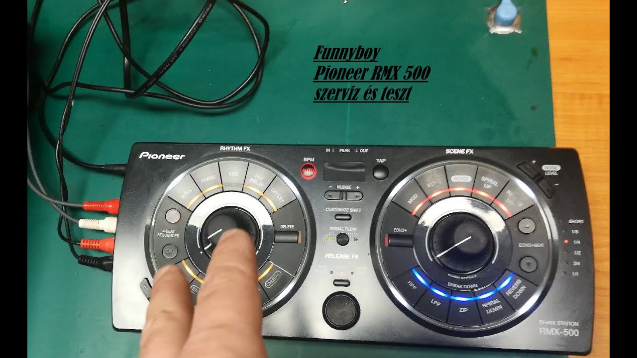 Funnyboy - Pioneer RMX 500, szerelget&eacute;s &eacute;s teszt (HUN) HD