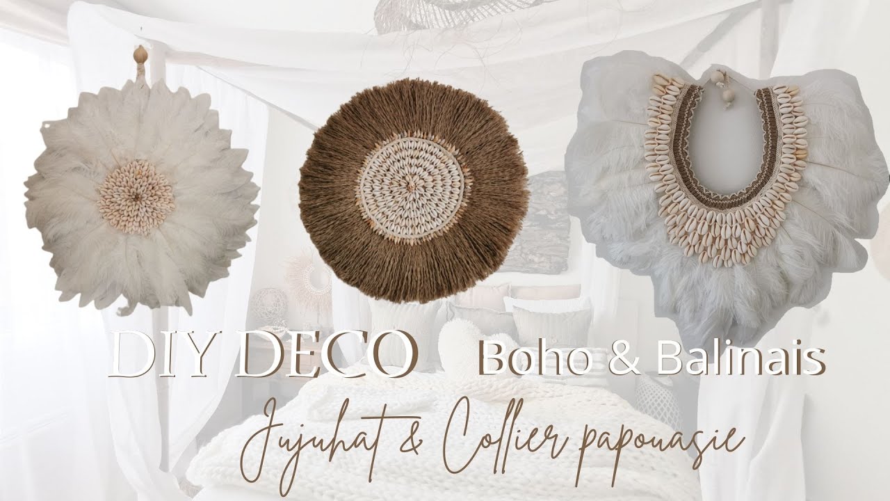 3 DIY DECO BOHO BALINAIS I JUJUHAT & COLLIER PAPOU