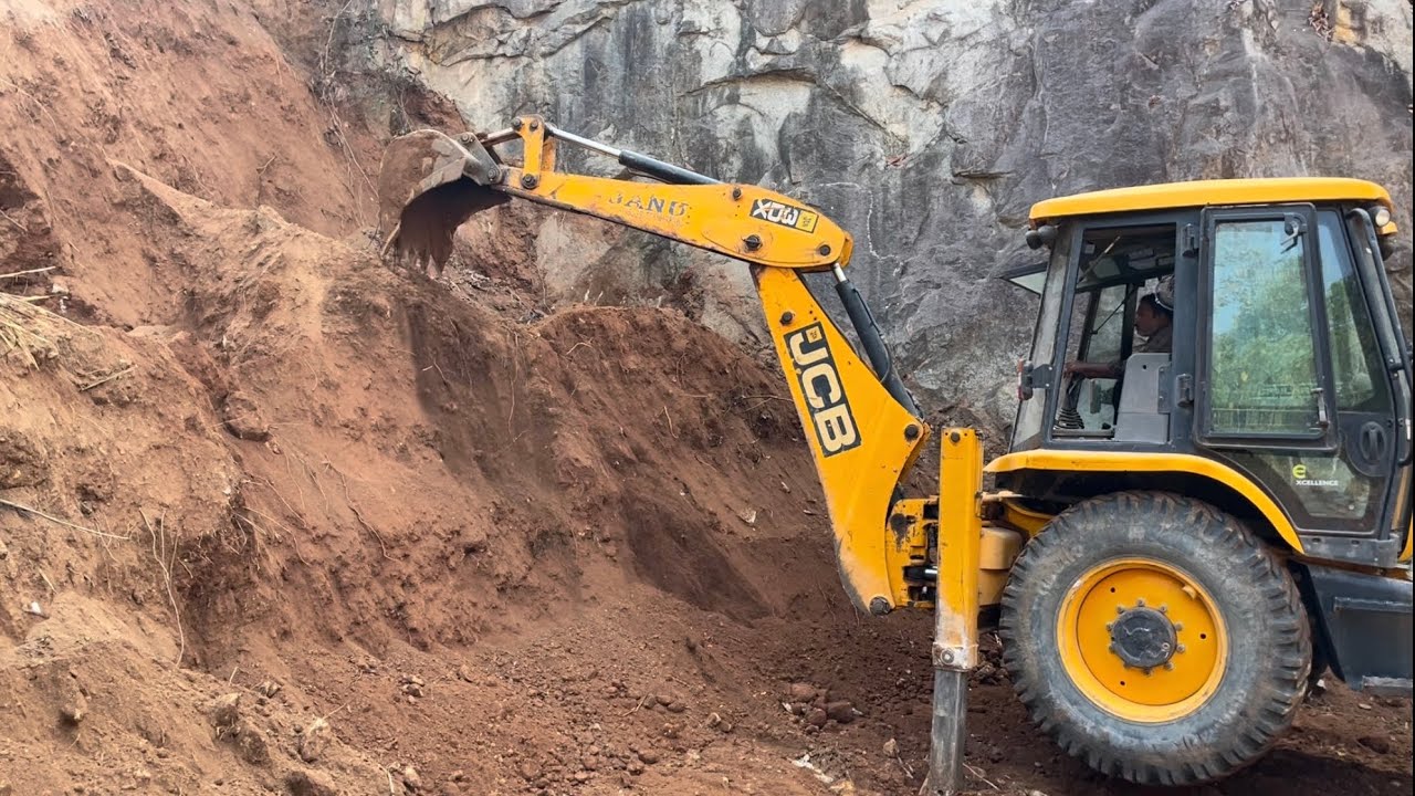 Jcb 3dx cutting and removing powdered heap of soil #jcb #jcb3dx #jcbmachine #jcbgame #jcbvideo 