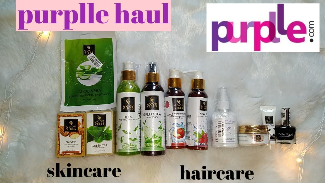 Purplle Haul /Good vibes skincare & hair care product /Mamuni Tips