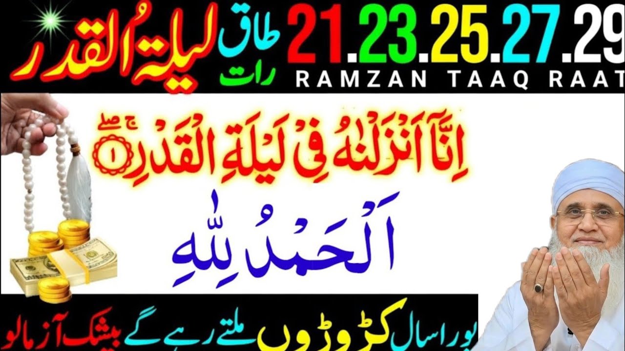 21, 23, 25, 27, 29 Ramzan – Shab-e-Qadr Ki Mubarak Raat! 💖 Surah Al-Qadr Ka Khas Aur Powerful Wazifa