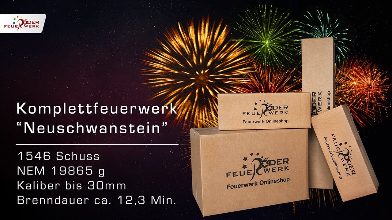 Röder Feuerwerk Komplettpaket 