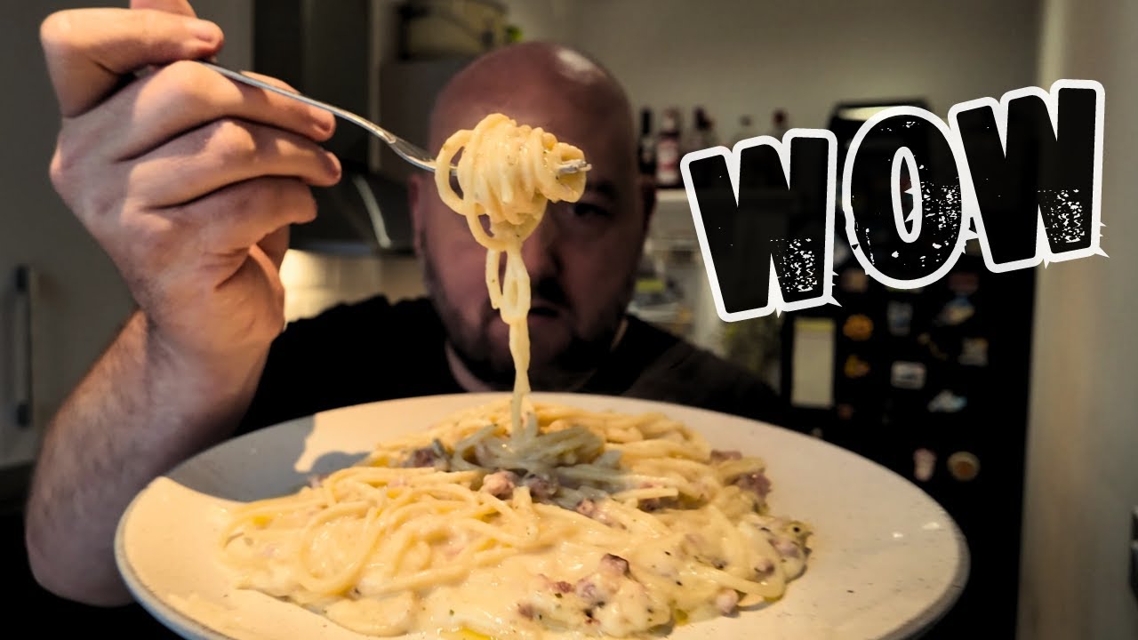 WOW !!! - Now this is a SPAGHETTI CARBONARA !!!