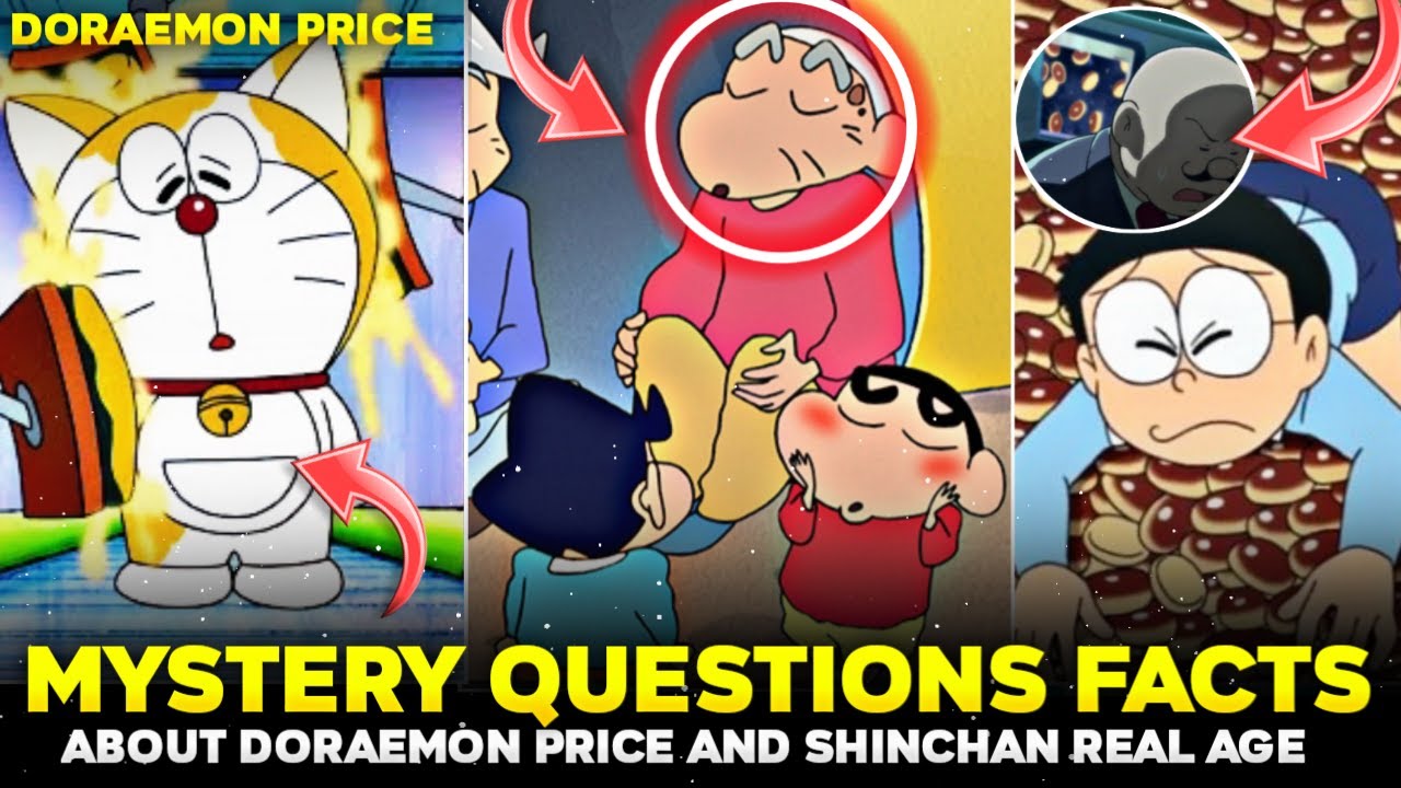 Why Nobita, Shinchan & Ash Do Not Grow | Mystery Question Facts About Doraemon And Shinchan In Hindi