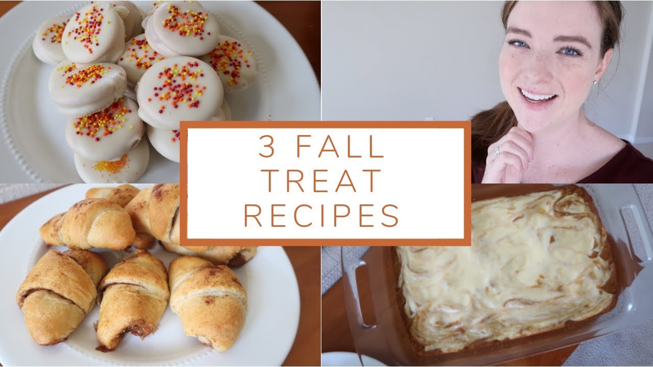 3 Delicious Fall Treat Recipes
