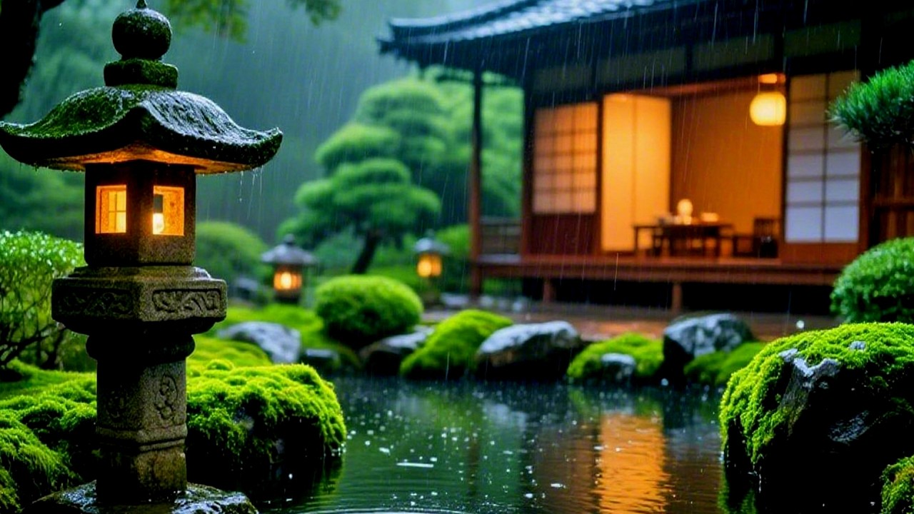 SLEEPSTREAM WITH NATURE RAIN SOUNDS AND FAST PIANO PLAYING FOR A CALMING NIGHT ROUTINE