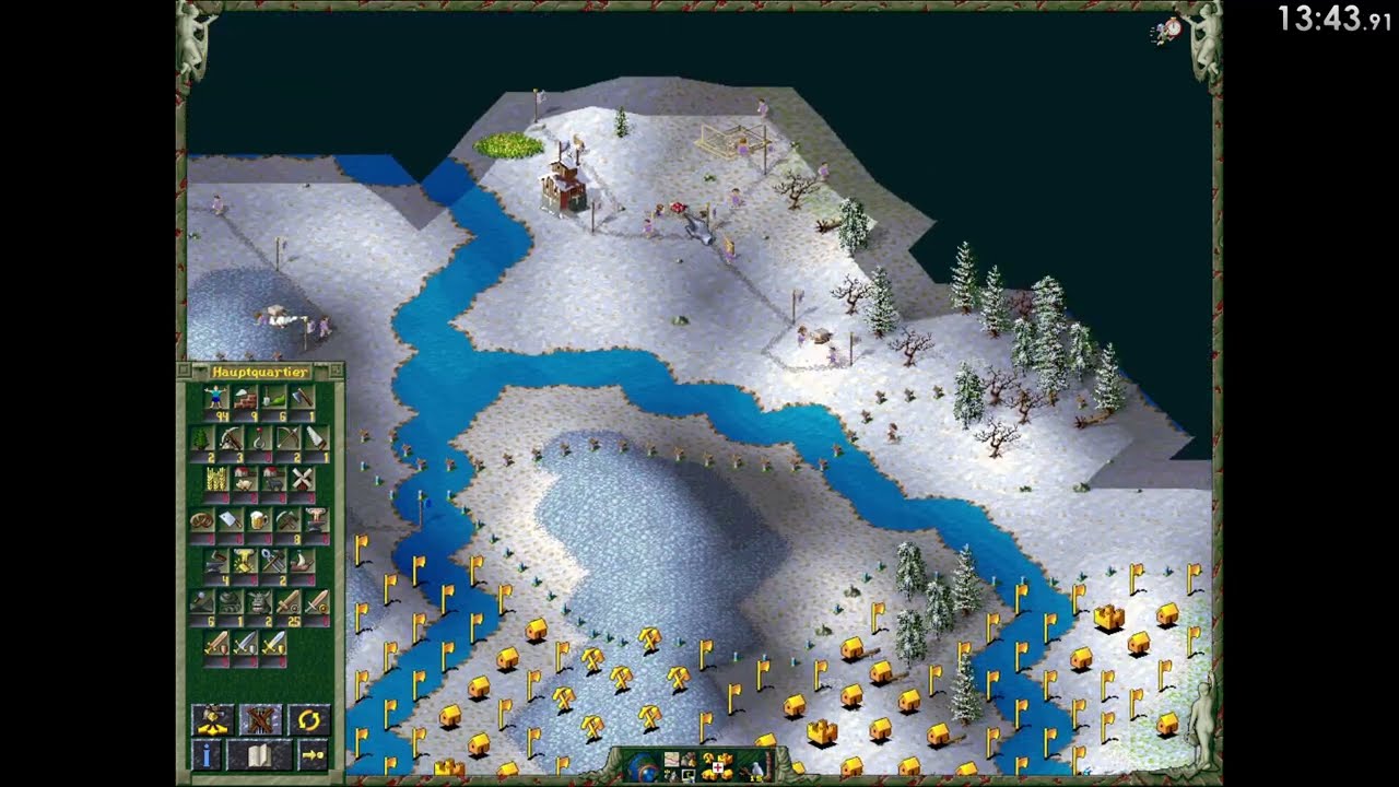 The Settlers II - Speedrun - North Asia in 30m 57s