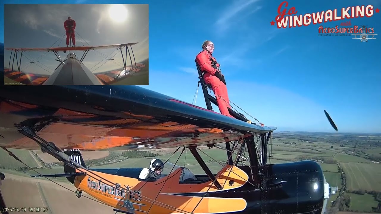 Suz goes wingwalking 2025