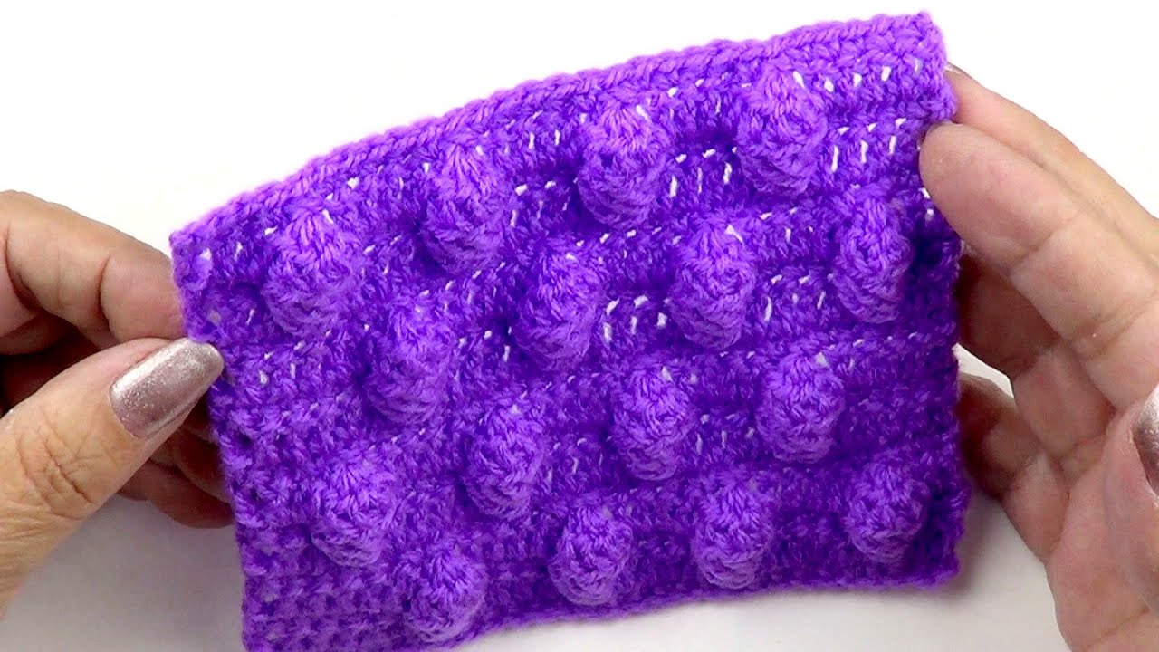 Объемный узор крючком Мороженое   Volumetric crochet pattern Ice cream