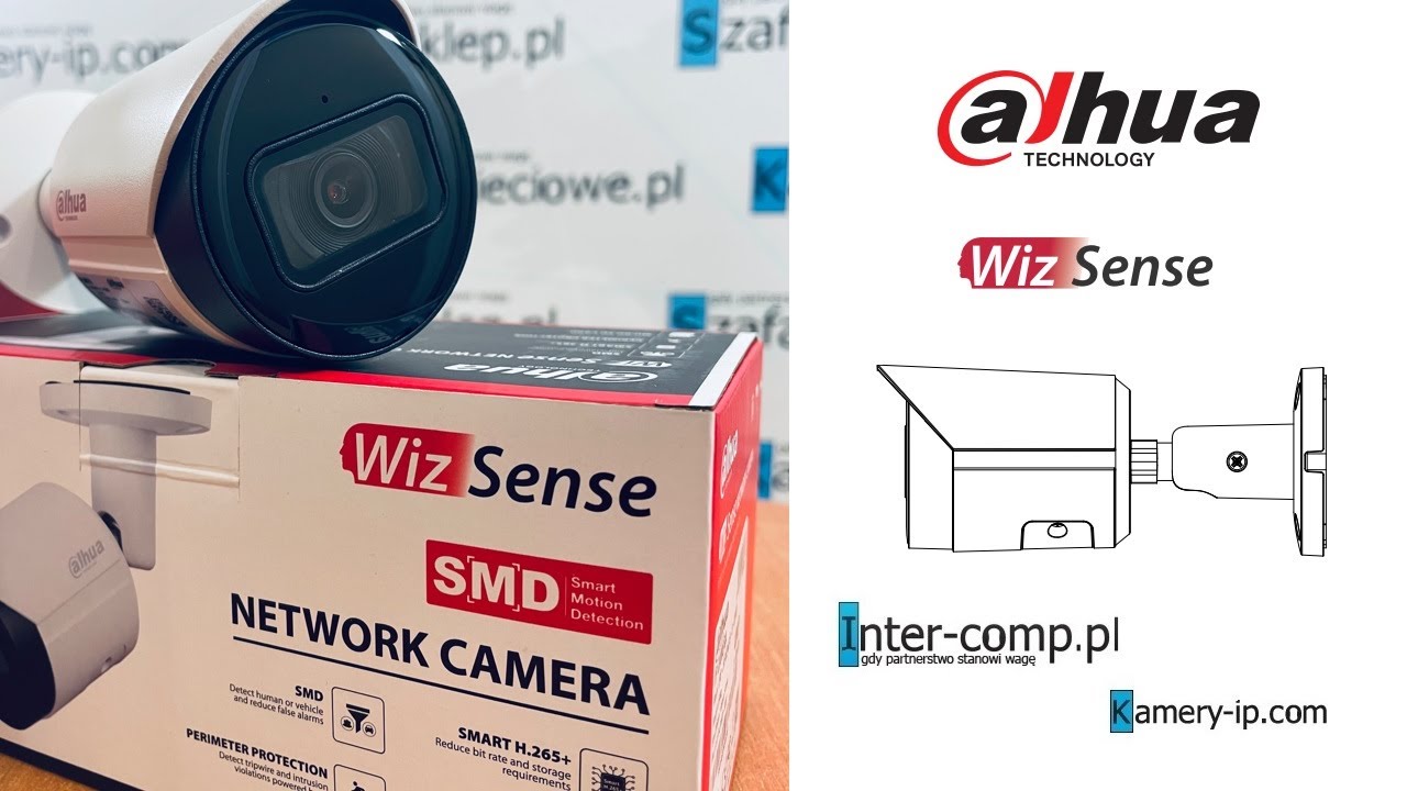 Dahua IPC-HFW2441S-S-0280B / IPC-HDW2441TM-S-0280B - kamery serii 2000 z WizSense -www.kamery-ip.com