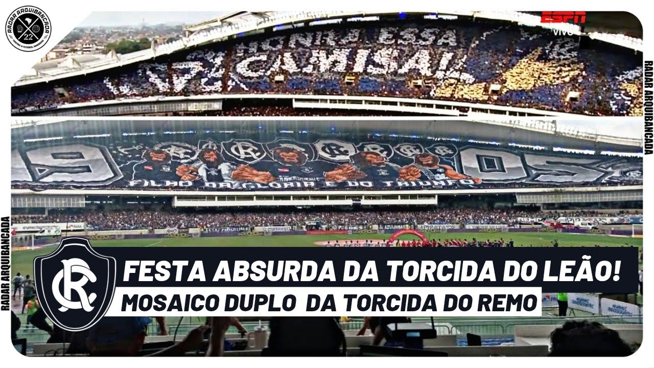 🦁🔥 FESTA DO FEN&Ocirc;MENO AZUL COM BANDEIR&Atilde;O E MOSAICO DUPLO, SHOW DA TORCIDA DO REMO NO MANGUEIR&Atilde;O