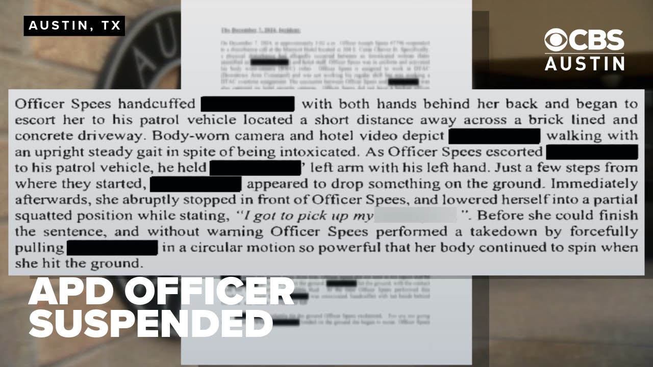 Austin officer suspended indefinitely after use-of-force incident, arbitration pending