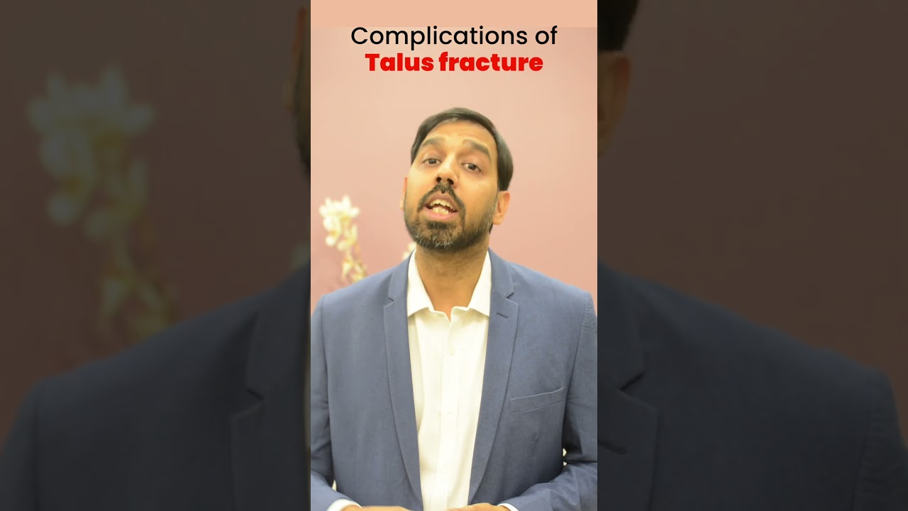 Complication of Talus Fracture - Dr Rahul Upadhyay #shorts #talusfracture #anklepain