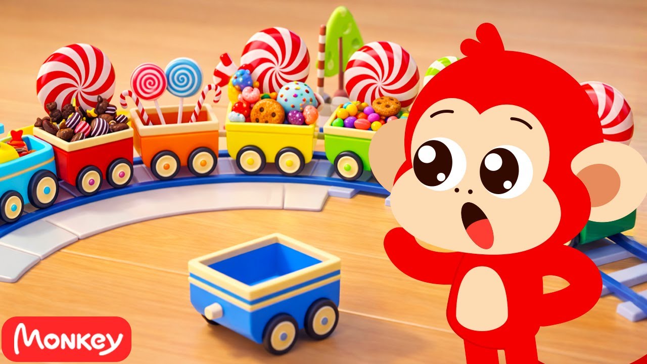 Baby Train Song | Train Safety Rules For Kids | Monkey Junior Nursery Rhymes & Kid Songs