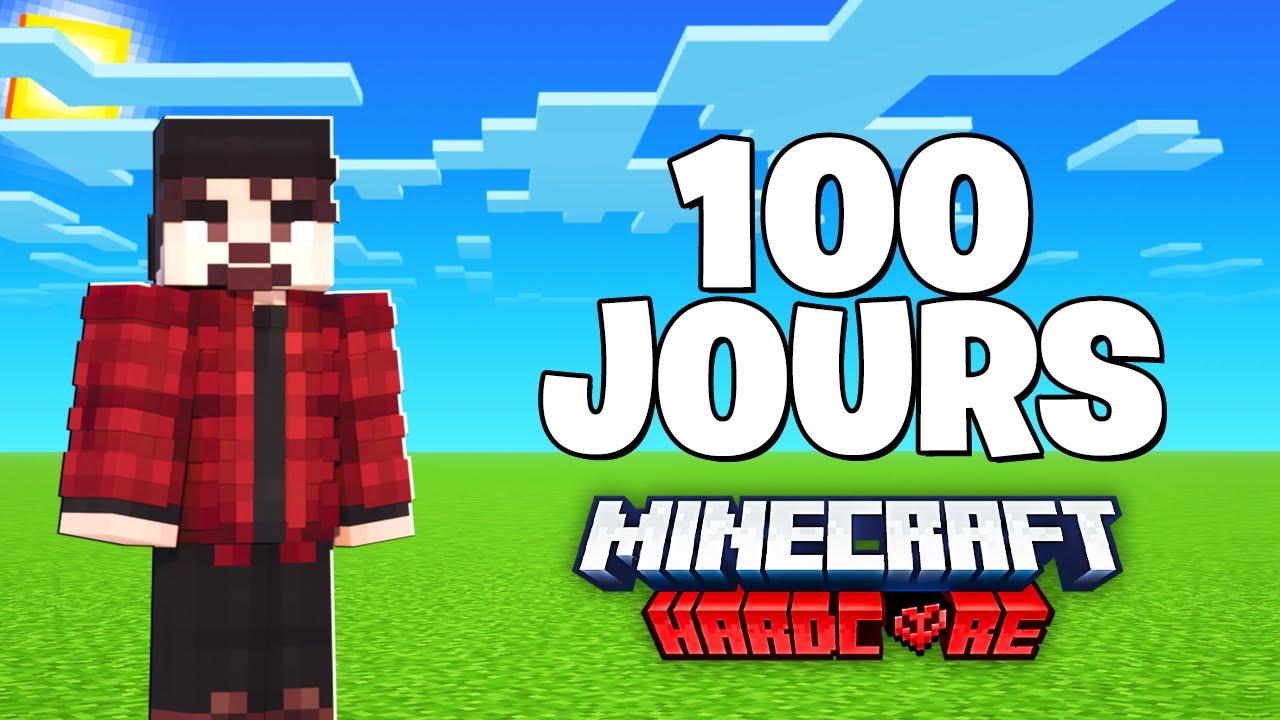 J'ai Survécu 100 JOURS en Superflat Hardcore sur Minecraft !