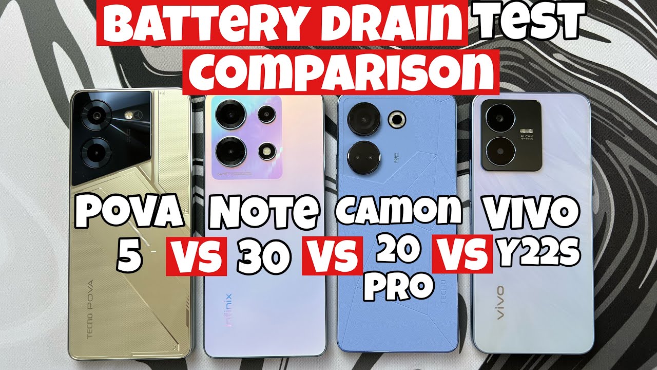 Tecno Pova 5 VS Infinix Note 30 VS Camon 20 Pro VS Vivo Y22s - SINO ANG WORTH IT ?