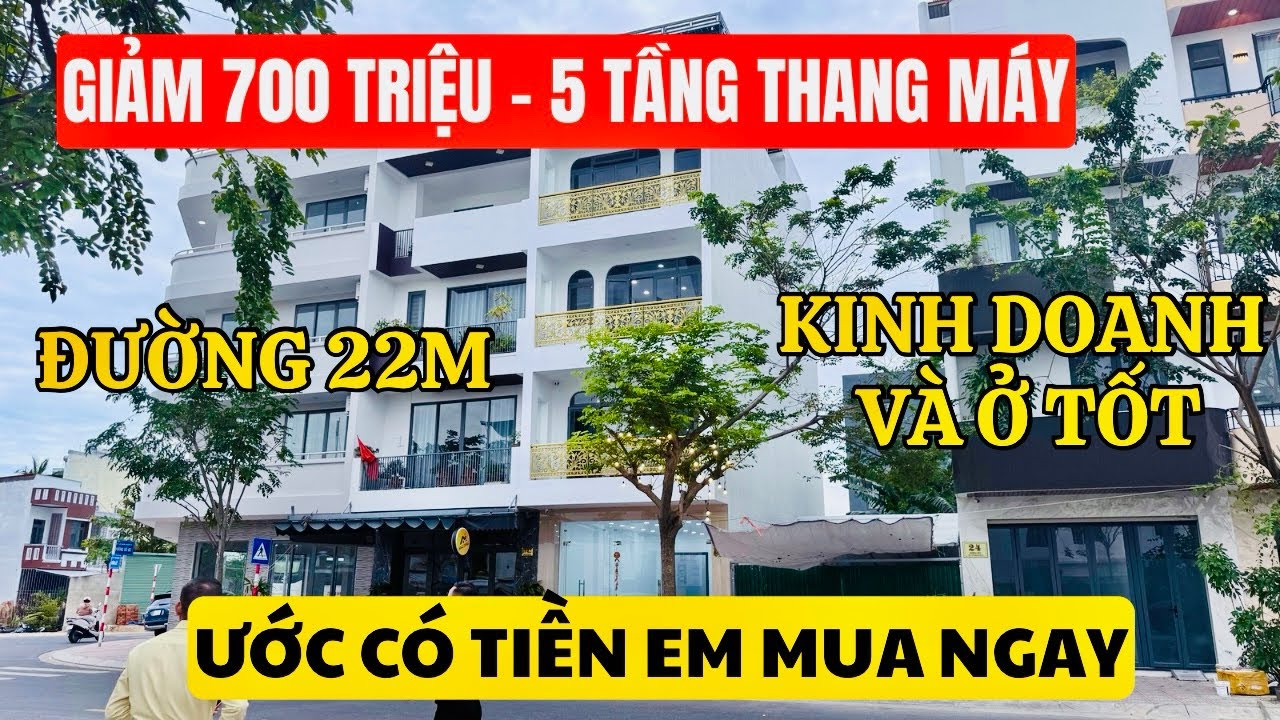 💥 Giảm 700 Triệu ! Bán Nhà Nha Trang 5 Tầng Có Thang Máy . Đường 22m, Ở & Kinh Doanh Tốt . Nên xem