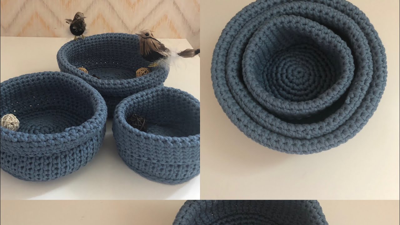 Petits paniers de rangement: faciles, rapides à faire dans toutes les tailles