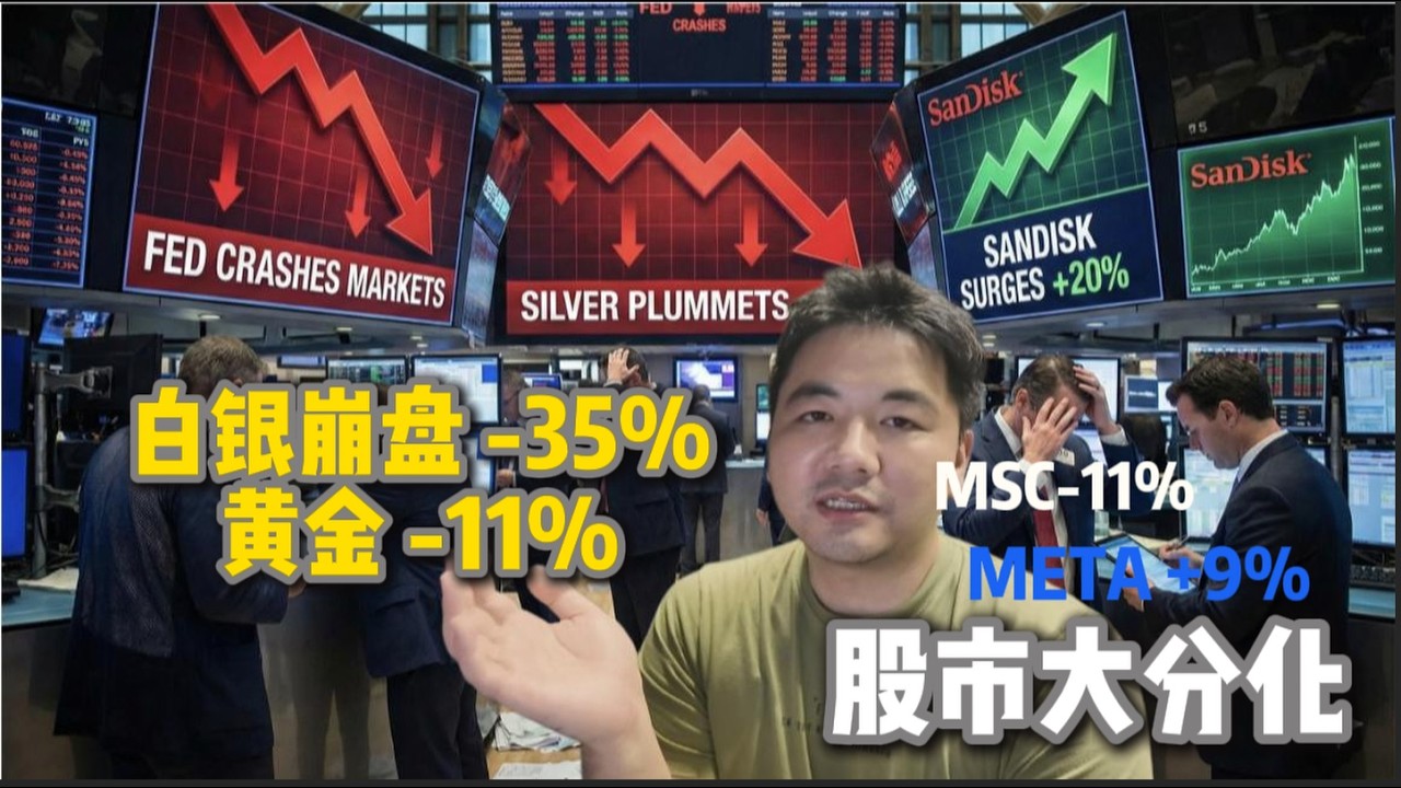 黄金白银恐慌性暴跌!市场机会在哪里