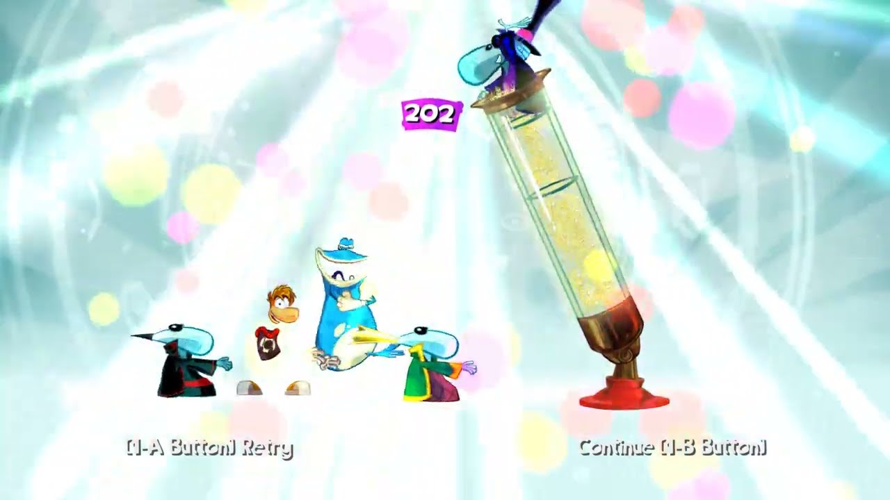 Rayman Origins - 4 Player Win Screen + Dance