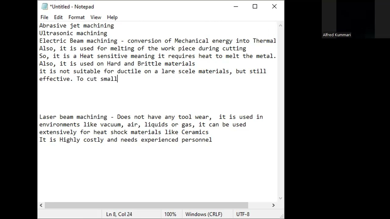 Engineering Materials and Processes