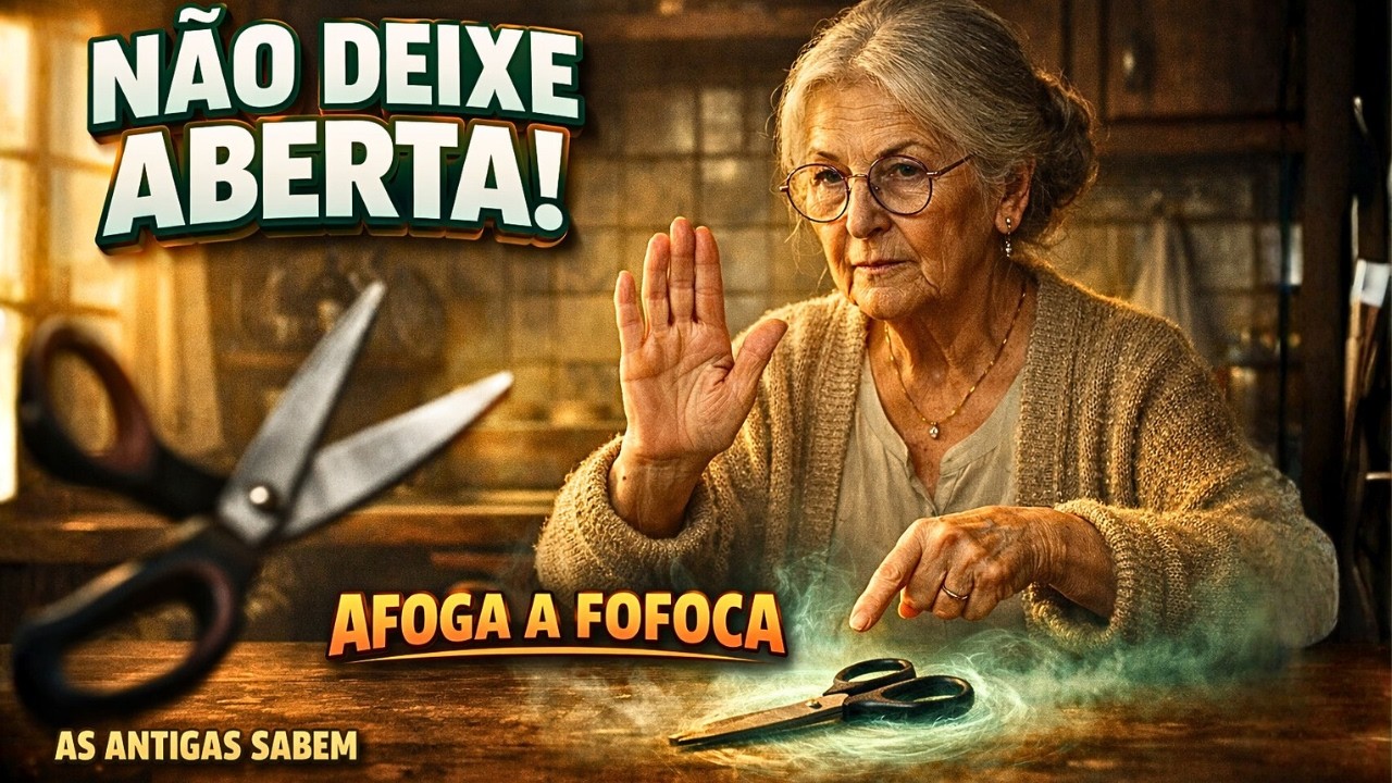 NÃO DEIXE TESOURA ABERTA! FAÇA ISSO NA COZINHA E AFOGUE A FOFOCA (AS ANTIGAS SABEM)