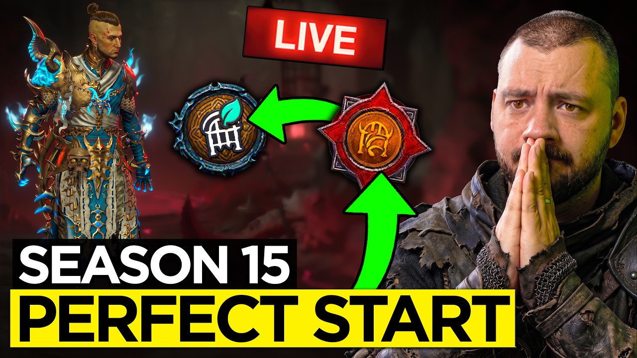 Diablo 4 Season 15 LIVE - Level 1 to Torment 12 with Warlock! (Servers Fixed)