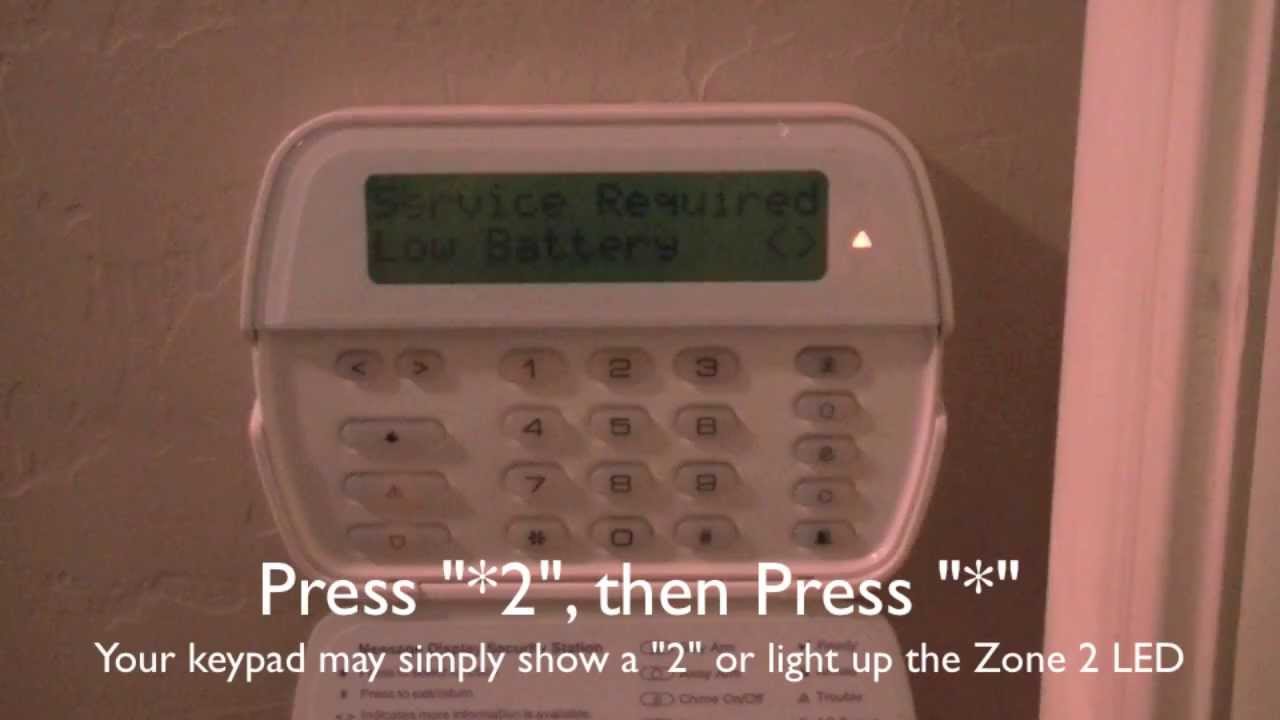 How to Diagnose a Low Battery on your DSC Security System